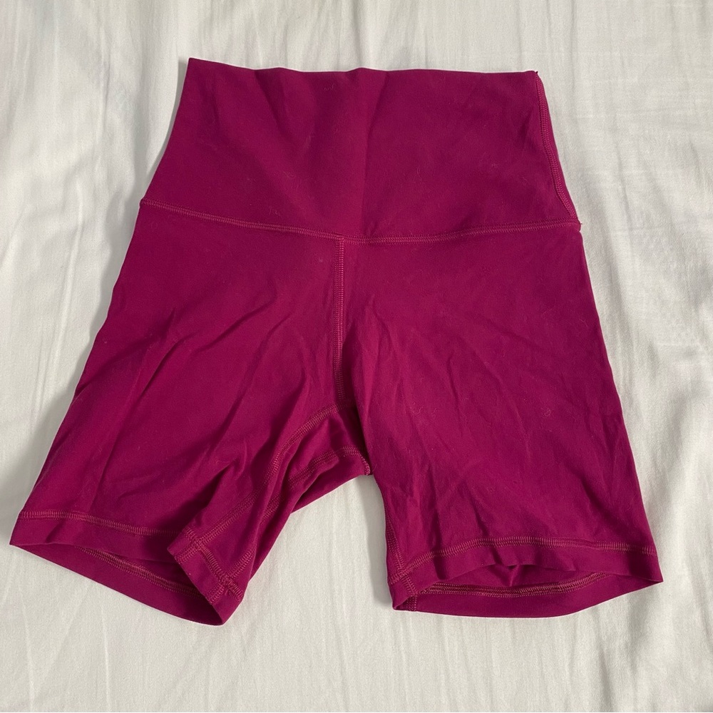 LULULEMON Align Shorts 6” (Fuchsia Pink)